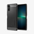ACS02841 - Sony Xperia 1 III Case Rugged Armor in matte black showing the back